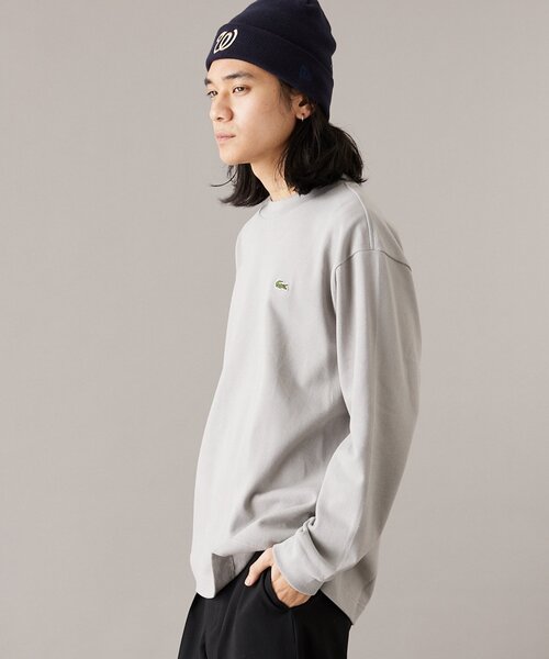 LACOSTE(ラコステ)の「LACOSTE × JS / 別注 ヘビーピケ L/S Tシャツ(Tシャツ/カットソー・メンズ・ブラック系その他/グレー/ベージュ系その他/グリーン系その他・3/4/5)」の17枚目の写真