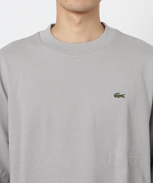 LACOSTE(ラコステ)の「LACOSTE × JS / 別注 ヘビーピケ L/S Tシャツ(Tシャツ/カットソー・メンズ・ブラック系その他/グレー/ベージュ系その他/グリーン系その他・3/4/5)」の6枚目の写真