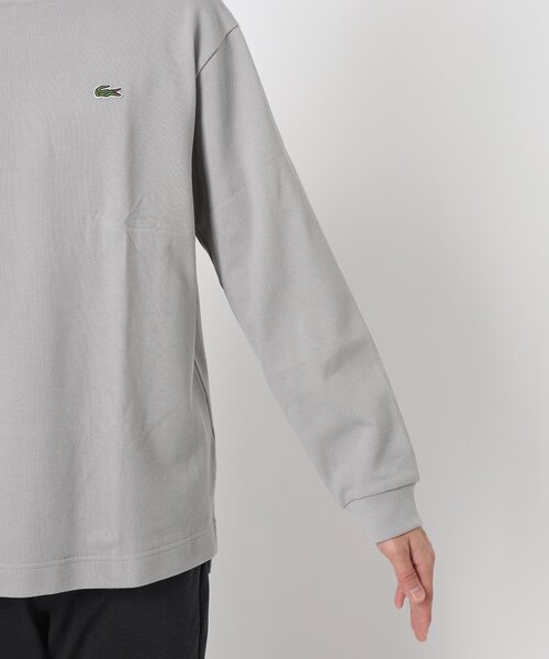 LACOSTE(ラコステ)の「LACOSTE × JS / 別注 ヘビーピケ L/S Tシャツ(Tシャツ/カットソー・メンズ・ブラック系その他/グレー/ベージュ系その他/グリーン系その他・3/4/5)」の8枚目の写真