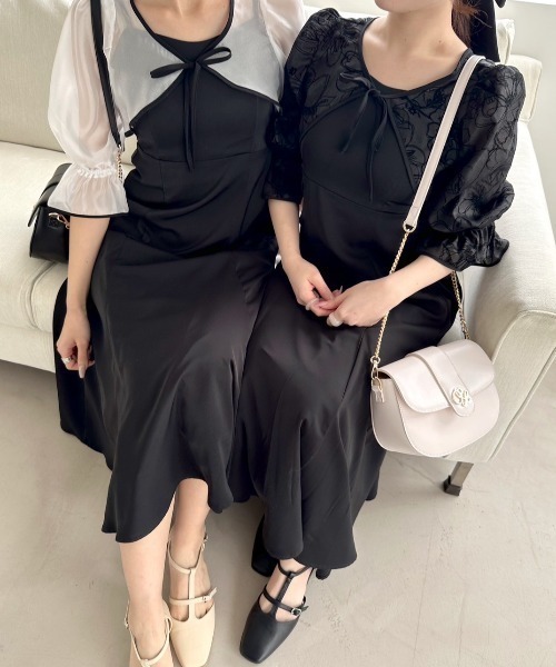 OLIVE des OLIVE(オリーブデオリーブ)の「【WEB限定】2ウェイワンピース 1041040040(ドレス・レディース・ブラック/ブラウン/ブラック系その他・FREE)」の18枚目の写真