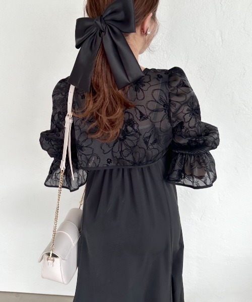 OLIVE des OLIVE(オリーブデオリーブ)の「【WEB限定】2ウェイワンピース 1041040040(ドレス・レディース・ブラック/ブラウン/ブラック系その他・FREE)」の16枚目の写真