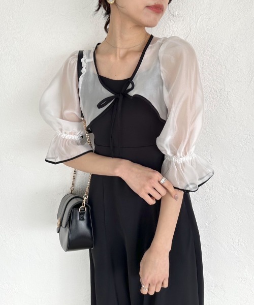 OLIVE des OLIVE(オリーブデオリーブ)の「【WEB限定】2ウェイワンピース 1041040040(ドレス・レディース・ブラック/ブラウン/ブラック系その他・FREE)」の9枚目の写真