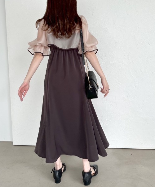 OLIVE des OLIVE(オリーブデオリーブ)の「【WEB限定】2ウェイワンピース 1041040040(ドレス・レディース・ブラック/ブラウン/ブラック系その他・FREE)」の6枚目の写真