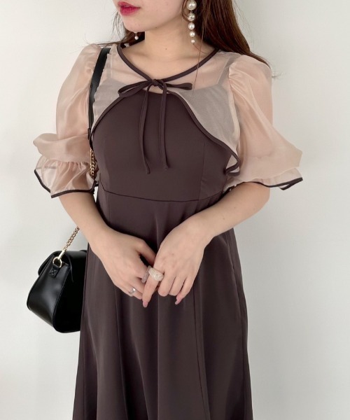 OLIVE des OLIVE(オリーブデオリーブ)の「【WEB限定】2ウェイワンピース 1041040040(ドレス・レディース・ブラック/ブラウン/ブラック系その他・FREE)」の20枚目の写真
