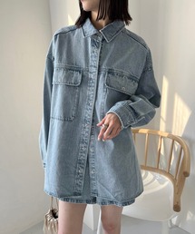 mystic | 【2色展開】デニムシャツ(シャツ/ブラウス)