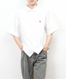 Healthknit Product ヘルスニットプロダクト オックスフォード レギュラーカラー 半袖 シャツ(GW)