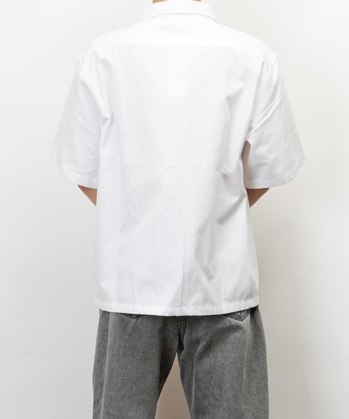Healthknit Product(ヘルスニットプロダクト)の「Healthknit Product ヘルスニットプロダクト オックスフォード レギュラーカラー 半袖 シャツ(GW)(シャツ/ブラウス・メンズ・ブルー/ホワイト/ライトグレー/ブルー系その他/ブルー系その他2・XL/L/M)」の8枚目の写真