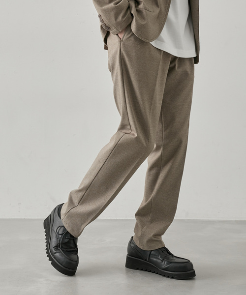  j.n.r.d（ジェー・エヌ・アール・ディー）の「【セットアップ対応】j.n.r.d/先染めニットツイルイージースラックス（スラックス・メンズ・チャコールグレー/ベージュ/ネイビー・LL/L/M）」の7枚目の写真