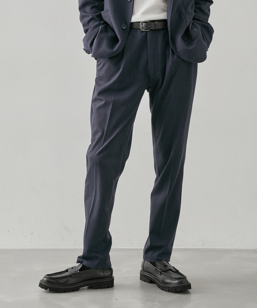  j.n.r.d（ジェー・エヌ・アール・ディー）の「【セットアップ対応】j.n.r.d/先染めニットツイルイージースラックス（スラックス・メンズ・チャコールグレー/ベージュ/ネイビー・LL/L/M）」の8枚目の写真