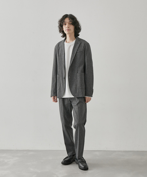  j.n.r.d（ジェー・エヌ・アール・ディー）の「【セットアップ対応】j.n.r.d/先染めニットツイルイージースラックス（スラックス・メンズ・チャコールグレー/ベージュ/ネイビー・LL/L/M）」の10枚目の写真