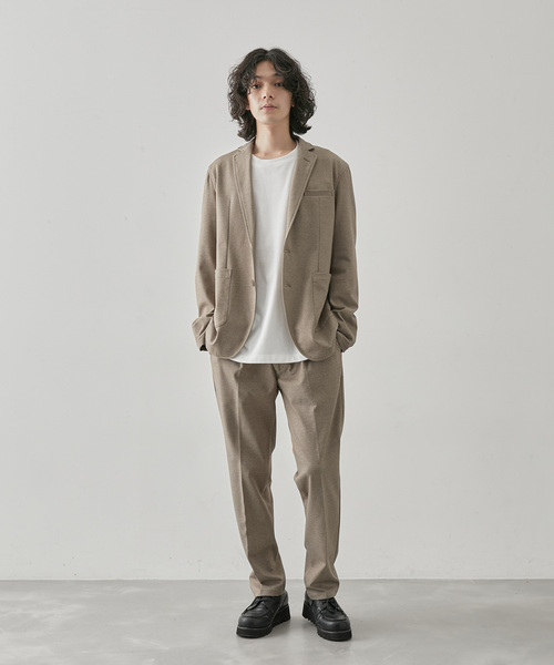  j.n.r.d（ジェー・エヌ・アール・ディー）の「【セットアップ対応】j.n.r.d/先染めニットツイルイージースラックス（スラックス・メンズ・チャコールグレー/ベージュ/ネイビー・LL/L/M）」の12枚目の写真