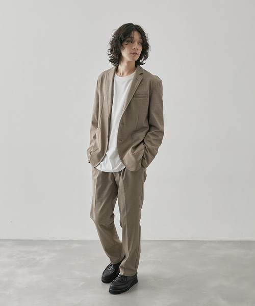  j.n.r.d（ジェー・エヌ・アール・ディー）の「【セットアップ対応】j.n.r.d/先染めニットツイルイージースラックス（スラックス・メンズ・チャコールグレー/ベージュ/ネイビー・LL/L/M）」の13枚目の写真