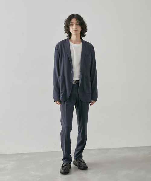  j.n.r.d（ジェー・エヌ・アール・ディー）の「【セットアップ対応】j.n.r.d/先染めニットツイルイージースラックス（スラックス・メンズ・チャコールグレー/ベージュ/ネイビー・LL/L/M）」の14枚目の写真