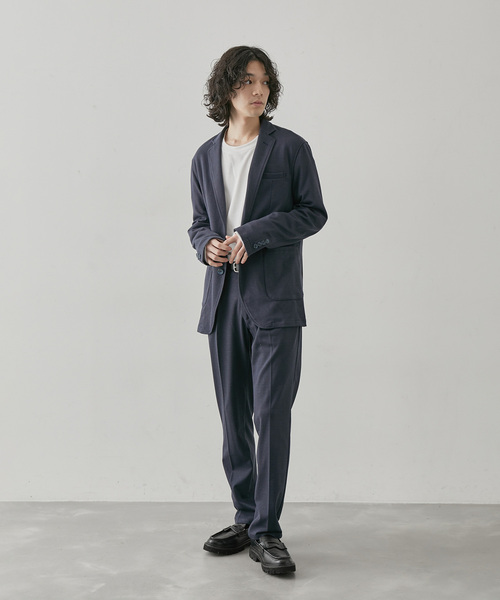  j.n.r.d（ジェー・エヌ・アール・ディー）の「【セットアップ対応】j.n.r.d/先染めニットツイルイージースラックス（スラックス・メンズ・チャコールグレー/ベージュ/ネイビー・LL/L/M）」の15枚目の写真