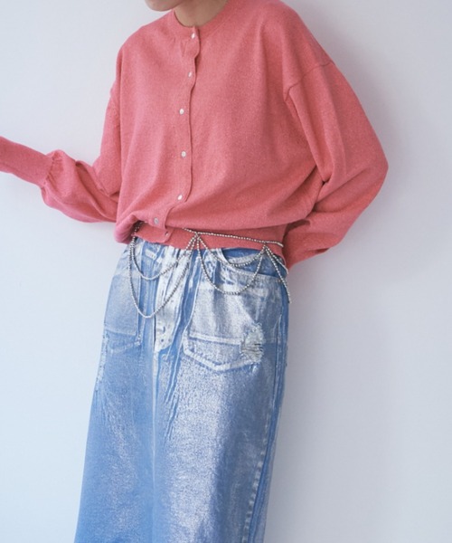 ROSE BUD（ローズバッド）の「メタルビーズベルト（ベルト・レディース・シルバー/ゴールド・FREE）」の5枚目の写真