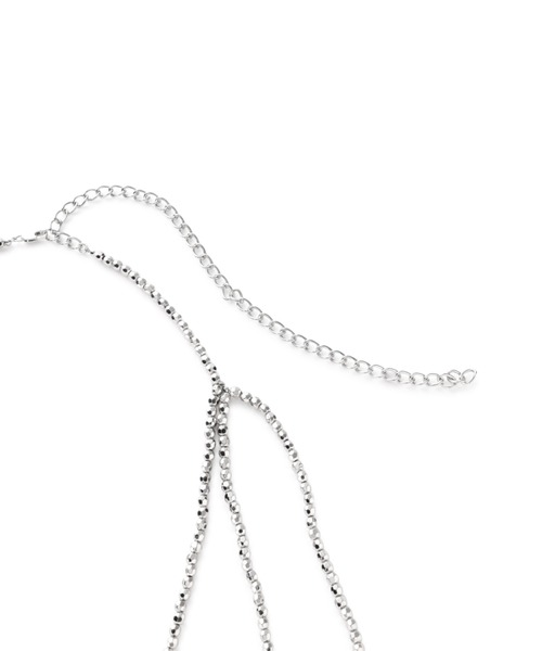 ROSE BUD（ローズバッド）の「メタルビーズベルト（ベルト・レディース・シルバー/ゴールド・FREE）」の4枚目の写真