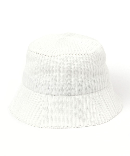 LAKOLE（ラコレ）の「リブニットバケットハット / 102368（ハット・レディース・ホワイト/ブラック/ブルー・FREE）」の4枚目の写真