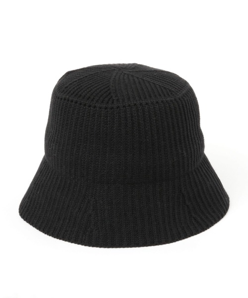 LAKOLE（ラコレ）の「リブニットバケットハット / 102368（ハット・レディース・ホワイト/ブラック/ブルー・FREE）」の5枚目の写真