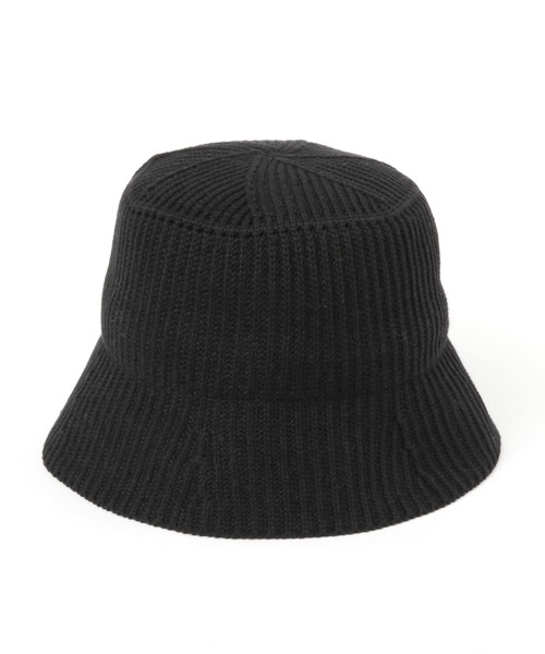 LAKOLE（ラコレ）の「リブニットバケットハット / 102368（ハット・レディース・ホワイト/ブラック/ブルー・FREE）」の7枚目の写真
