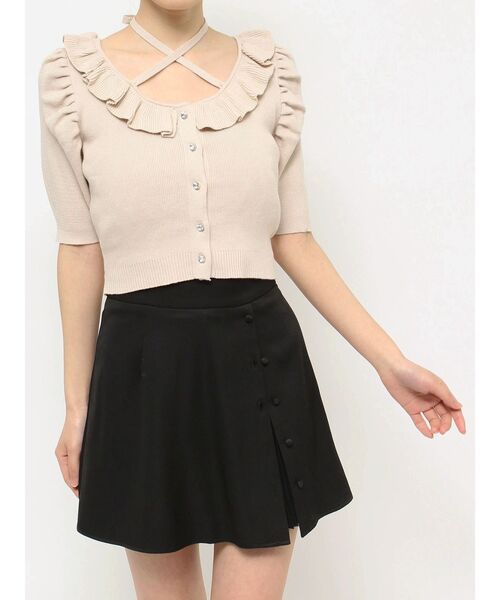 ニット セーター ラッフルニットTOP レディース セール】ラッフルニットTOP（ニット/セーター）｜EATME