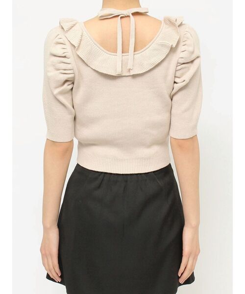 ニット セーター ラッフルニットTOP レディース EATME（イートミー）の「ラッフルニットTOP（ニット/セーター