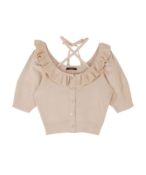 ニット セーター ラッフルニットTOP レディース EATME（イートミー）の「ラッフルニットTOP（ニット/セーター