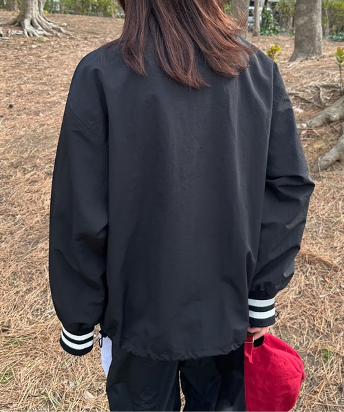 kutir（クティール）の「【M,L2サイズ】配色ナイロンハーフジッププルオーバー（その他トップス・レディース・グリーン/ブラック/ネイビー・LARGE/MEDIUM）」の9枚目の写真