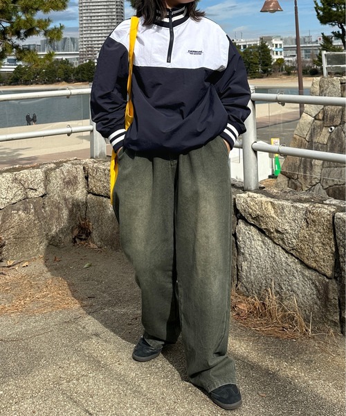 kutir（クティール）の「【M,L2サイズ】配色ナイロンハーフジッププルオーバー（その他トップス・レディース・グリーン/ブラック/ネイビー・LARGE/MEDIUM）」の21枚目の写真