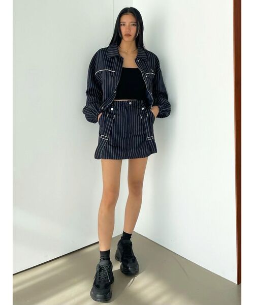 EMODA（エモダ）の「ロゴリブソックス（ソックス/靴下・レディース・シルバー/ブラック/ホワイト・FREE）」の13枚目の写真