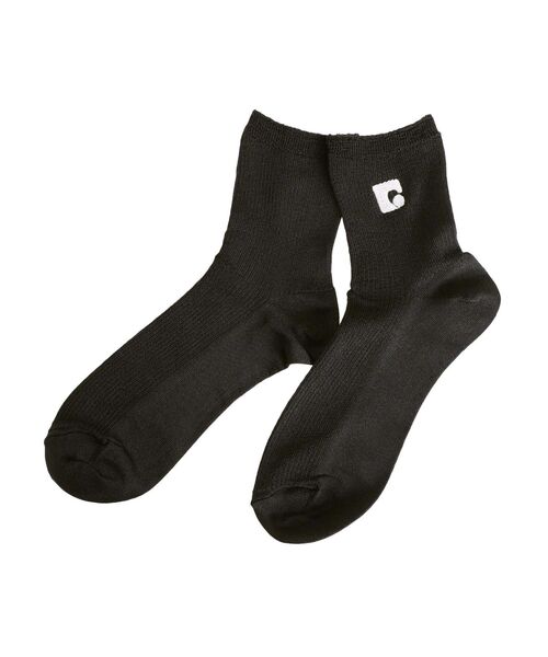 EMODA（エモダ）の「ロゴリブソックス（ソックス/靴下・レディース・シルバー/ブラック/ホワイト・FREE）」の19枚目の写真