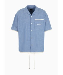 ARMANI EXCHANGE | 【A|X アルマーニ エクスチェンジ】コットンシャンブレー 半袖シャツ/REGULAR(シャツ/ブラウス)