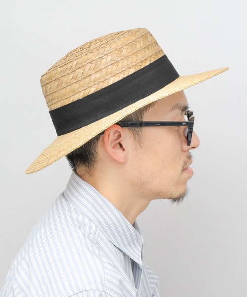 カシラ ラフィア素材 カンカン帽 オフホワイト カシラ ラフィア素材 カンカン帽 オフホワイト - メルカリ - 帽子