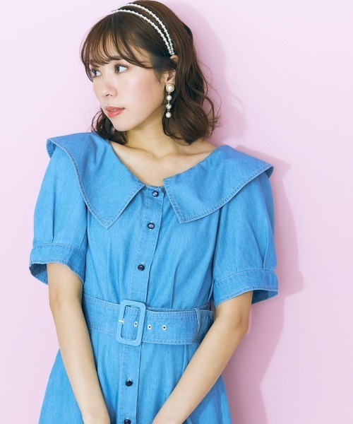 marun（マルン）の「＜大きいサイズ＞　パール調ビーズカチューシャ　marun（カチューシャ・レディース・シルバー系・FREE）」の9枚目の写真