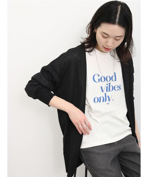 Samansa Mos2 blue（サマンサモスモスブルー）の「マルチスタイルトッパーカーディガン（カーディガン/ボレロ・レディース・シルバーグレー/ベージュ/ブラック/ミント・L/M）」の6枚目の写真