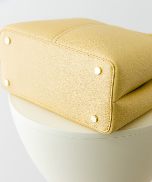 RODE SKO（ロデスコ）の「結びハンドルミニバッグ（ハンドバッグ・レディース・イエロー系その他/ブラック/ホワイト系その他・ONE）」の7枚目の写真