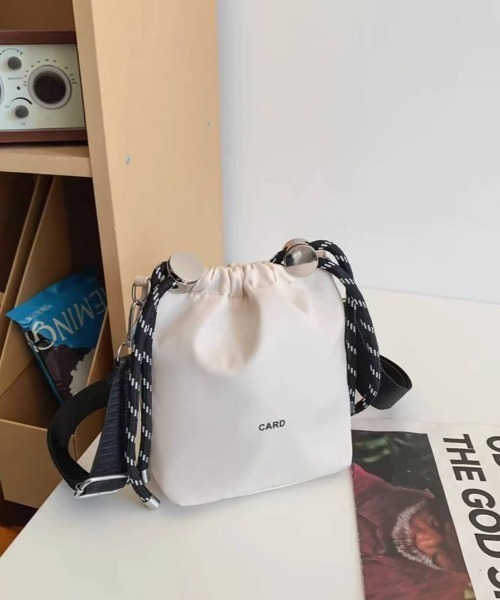 pumpkin port（パンプキンポート）の「ミニショルダーバッグ サコッシュ（ショルダーバッグ・レディース・ブラック/アイボリー/ベージュ/グレー/ブルー・FREE）」の16枚目の写真