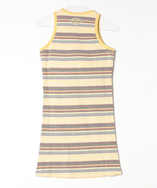 ROXY(ロキシー)の「ROXY/ロキシー タイトワンピース タンクトップ ボーダー柄 アメスリ RDR242618T(ワンピース・レディース・ブルー系その他/ブラック/ピンク系その他/イエロー系その他・L/M)」の6枚目の写真