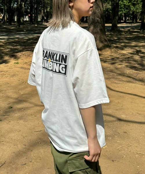 Franklin Climbing(フランクリンクライミング)の「【Franklin Climbing】 バックロゴグラフィックテック半袖Tee(Tシャツ/カットソー・メンズ・ホワイト/ブラック/オレンジ・X-LARGE/LARGE/MEDIUM)」の6枚目の写真