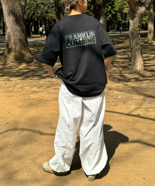 Franklin Climbing(フランクリンクライミング)の「【Franklin Climbing】 バックロゴグラフィックテック半袖Tee(Tシャツ/カットソー・メンズ・ホワイト/ブラック/オレンジ・X-LARGE/LARGE/MEDIUM)」の17枚目の写真