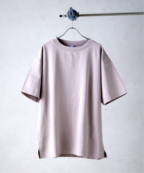JOURNAL STANDARD relume（ジャーナルスタンダード　レリューム）の「50/-ポンチクルーネックTシャツ（Tシャツ/カットソー・メンズ・ホワイト/ネイビー/ブラックミックス/ベージュ系その他・SMALL/LARGE/MEDIUM）」の4枚目の写真
