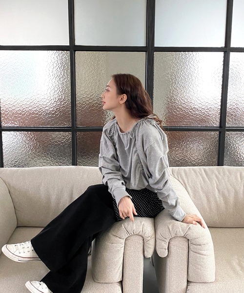 美品 HOTEL OLYMPIA リボンロゴスウェット Hotel Olympia RIBBON LOGO SWEAT スウェット