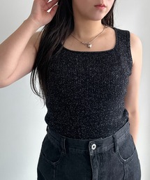 ニットスクエアネックタンク【ZOZOTOWN限定アイテム】