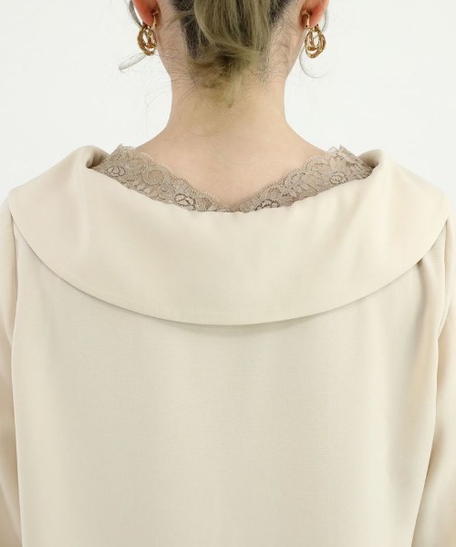 F i.n.t（フィント）の「2WAYオフショルカラーブラウス/F&A/fint（シャツ/ブラウス・レディース・オフホワイト/ライトベージュ・FREE）」の9枚目の写真