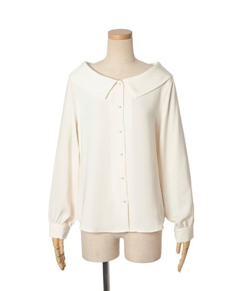 F i.n.t（フィント）の「2WAYオフショルカラーブラウス/F&A/fint（シャツ/ブラウス・レディース・オフホワイト/ライトベージュ・FREE）」の14枚目の写真