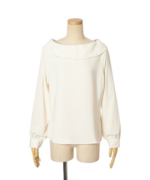 F i.n.t（フィント）の「2WAYオフショルカラーブラウス/F&A/fint（シャツ/ブラウス・レディース・オフホワイト/ライトベージュ・FREE）」の18枚目の写真