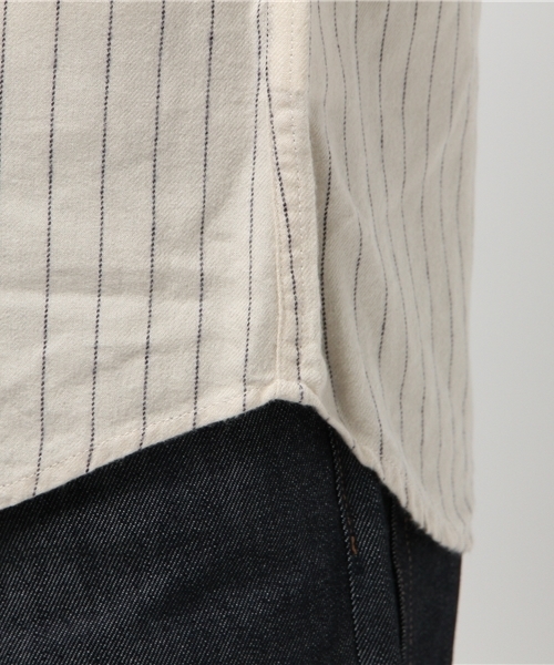 CIAOPANIC(チャオパニック)の「【Ciaopanic】 ソフトビエラギンガムシャツLS(シャツ/ブラウス・メンズ・ホワイト/ネイビー/ライトグレー/ブルー/チャコールグレー/ブラック/ダークグリーン・SMALL/MEDIUM/LARGE)」の17枚目の写真