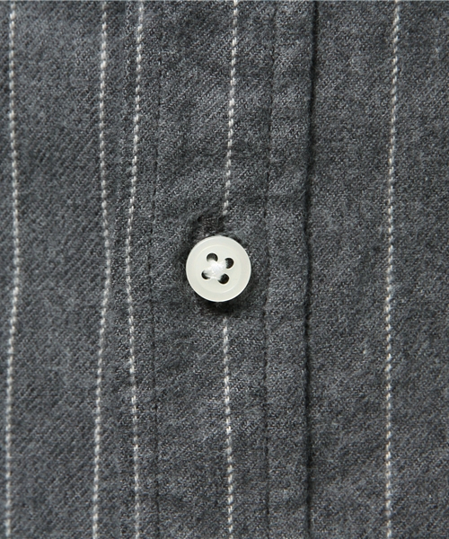 CIAOPANIC(チャオパニック)の「【Ciaopanic】 ソフトビエラギンガムシャツLS(シャツ/ブラウス・メンズ・ホワイト/ネイビー/ライトグレー/ブルー/チャコールグレー/ブラック/ダークグリーン・SMALL/MEDIUM/LARGE)」の20枚目の写真