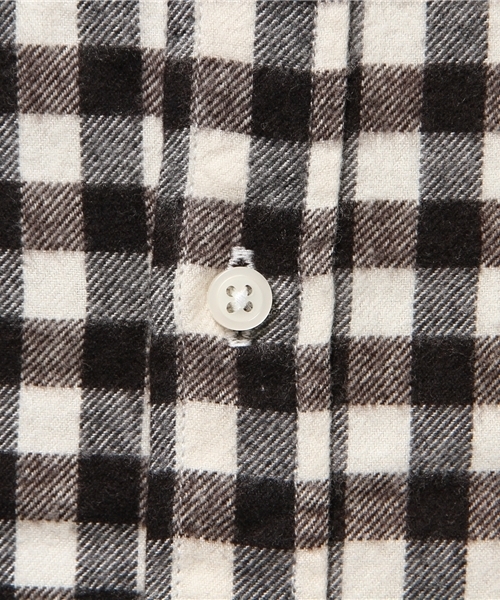 CIAOPANIC(チャオパニック)の「【Ciaopanic】 ソフトビエラギンガムシャツLS(シャツ/ブラウス・メンズ・ホワイト/ネイビー/ライトグレー/ブルー/チャコールグレー/ブラック/ダークグリーン・SMALL/MEDIUM/LARGE)」の21枚目の写真