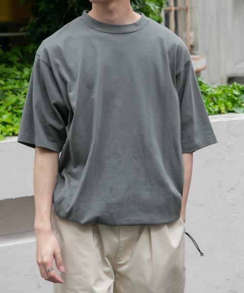 FORK&SPOON(フォークアンドスプーン)の「FORK&SPOON スピンドルショートスリーブTシャツ(Tシャツ/カットソー・メンズ・ブラック/オフホワイト/グレー系その他・5/4)」の3枚目の写真