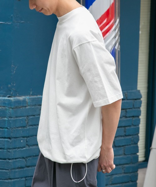 FORK&SPOON(フォークアンドスプーン)の「FORK&SPOON スピンドルショートスリーブTシャツ(Tシャツ/カットソー・メンズ・ブラック/オフホワイト/グレー系その他・5/4)」の7枚目の写真